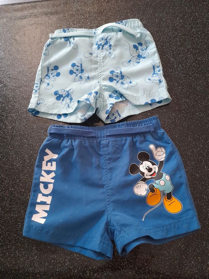 Short de bain Mickey 6 9 mois