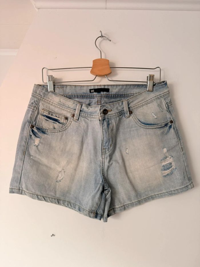 Short en jeans