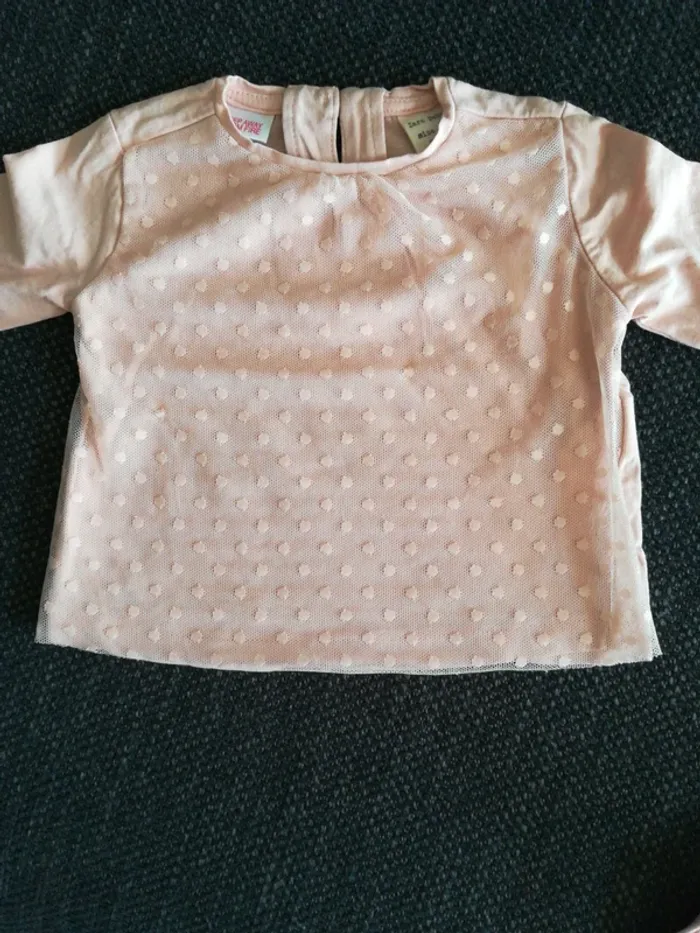 Magnifique ensemble legging tee-shirt, été, bébé fille, 3/6mois - photo numéro 2
