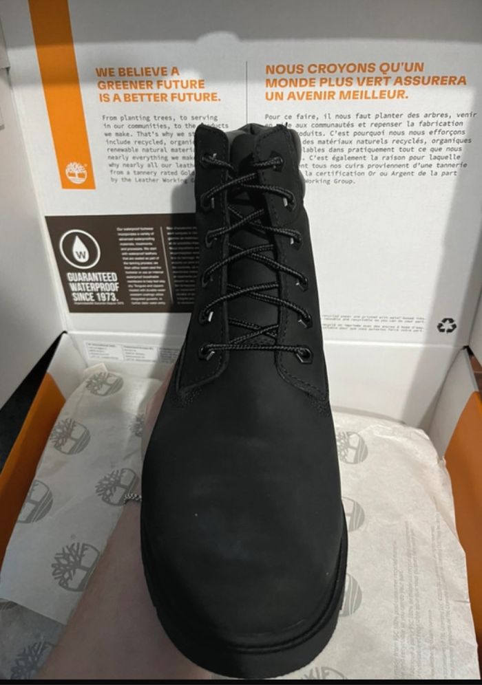 Timberland 6-Inch Premium Waterproof Boots – Noir (Taille 39,5) - photo numéro 3