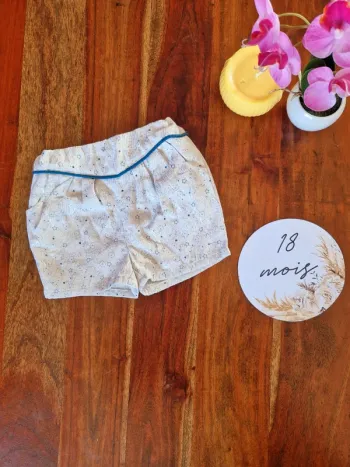 Short Tape à l’œil détails irisés/argentés 18 mois