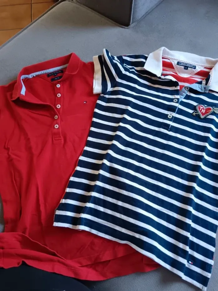 Lot de 2 polo fille xs Tommy Hilfiger - photo numéro 4