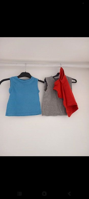 Debardeur 18mois lots