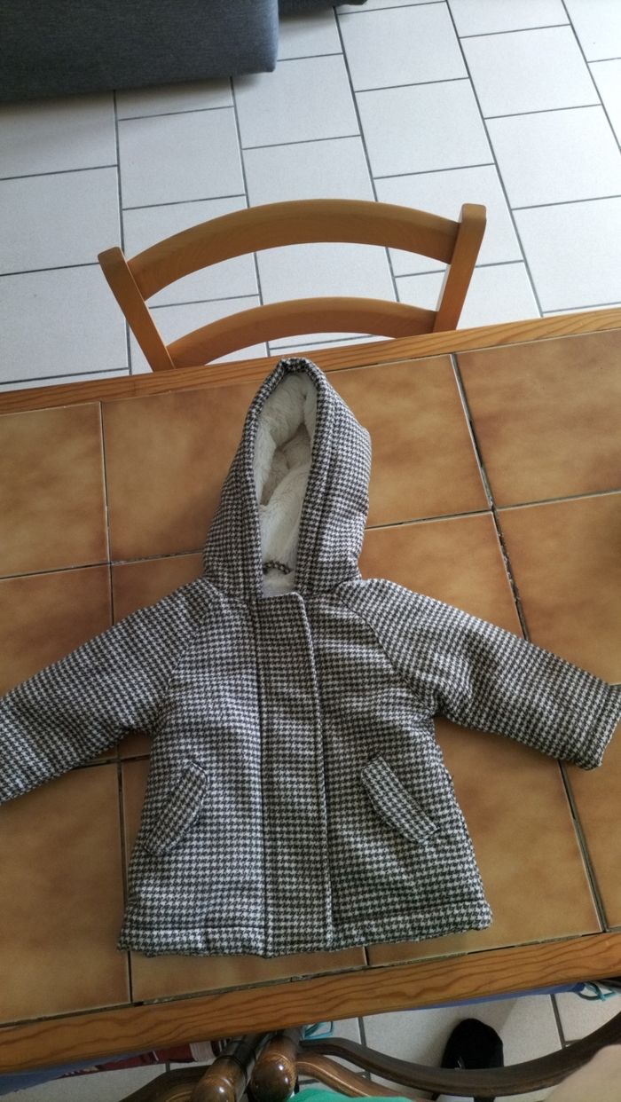 Blouson gris Vertbaudet 6 mois