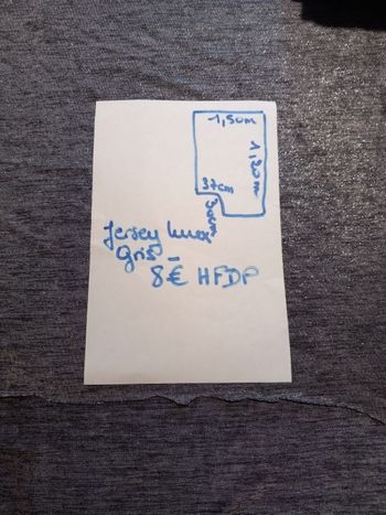 coupon de jersey lurex