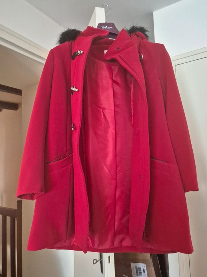 Manteau femme rouge - photo numéro 3