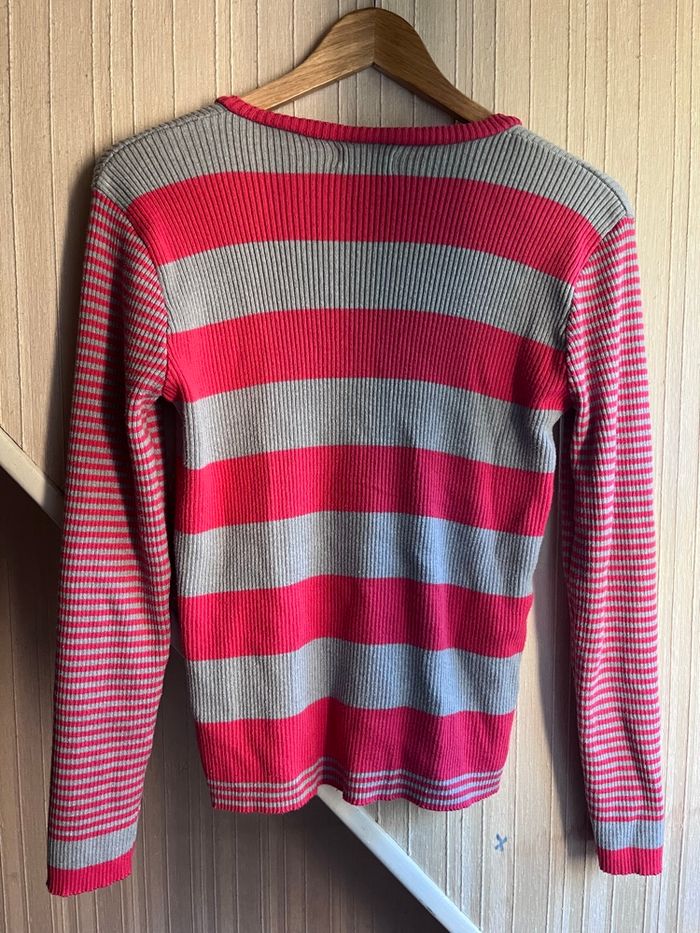 Gilet rose et gris taille 40 - photo numéro 7