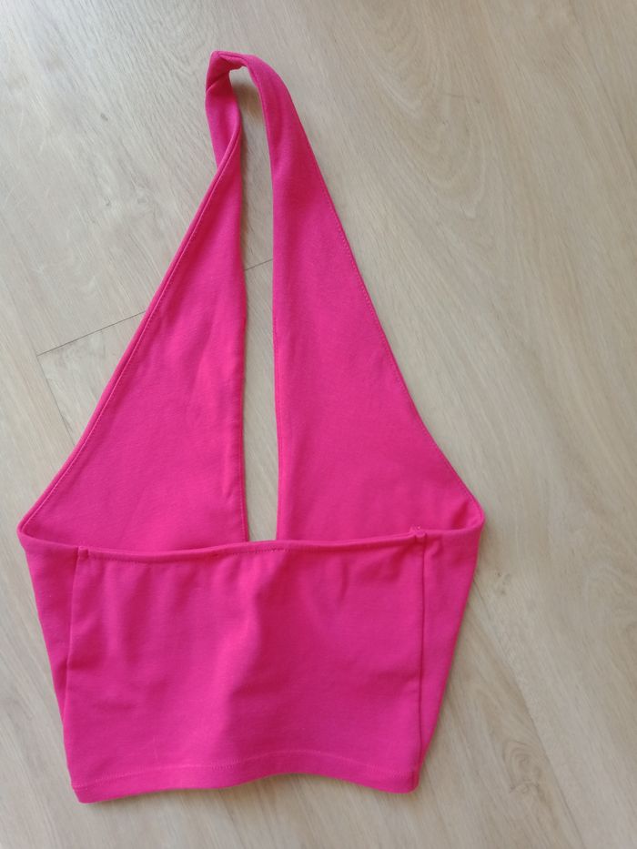 Top dos nu fushia Zara - photo numéro 3