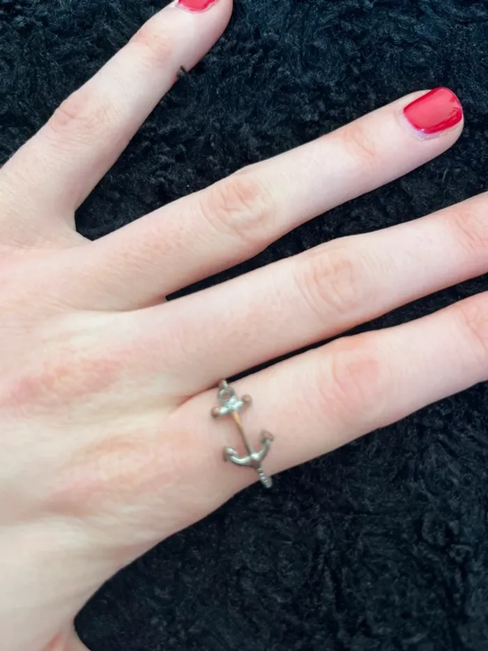 Bague argentée