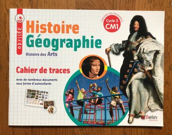 Odyssée Histoire Géographie CM1 - Cahier de traces avec autocollants
