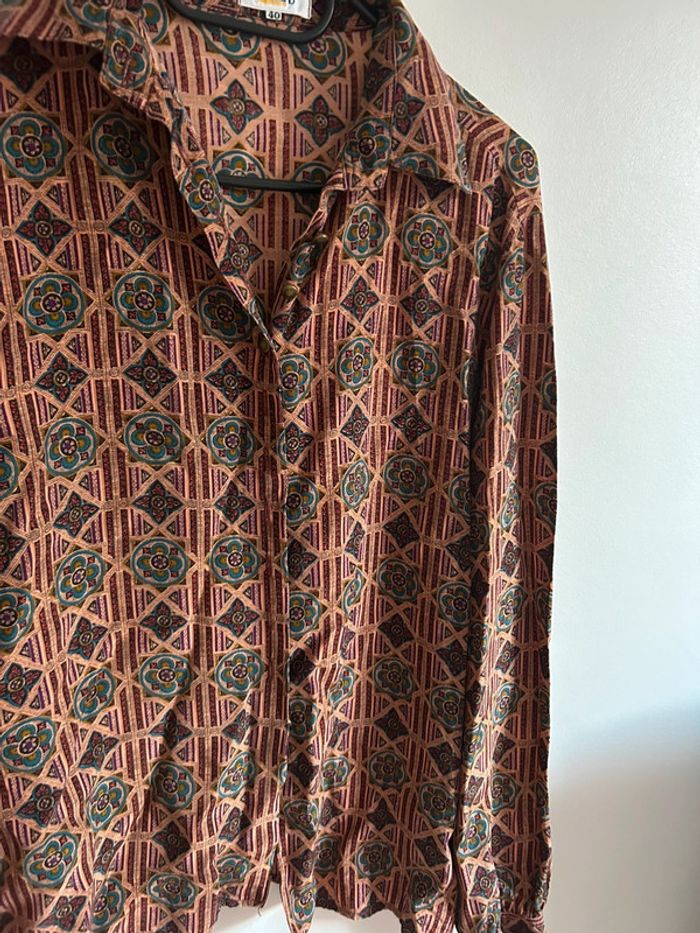 Jolie chemise à motifs • Daniel D • taille L/40 • en Rayonne - photo numéro 6