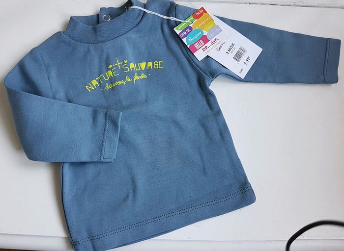 Du pareil au même tshirt manches longues 3 mois