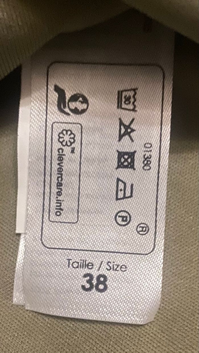 Jupe-short »Cache-Cache »vert kaki - photo numéro 7