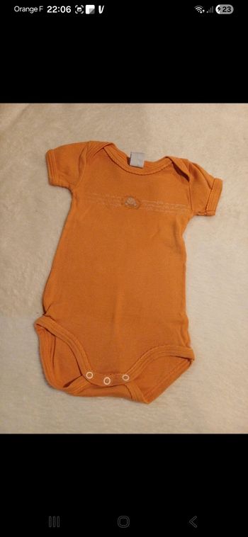 Body bébé taille 3 mois