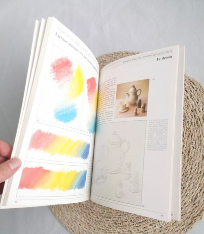 Livre 📙 comment peindre avec des crayons de couleur, bordas parramon - photo numéro 14