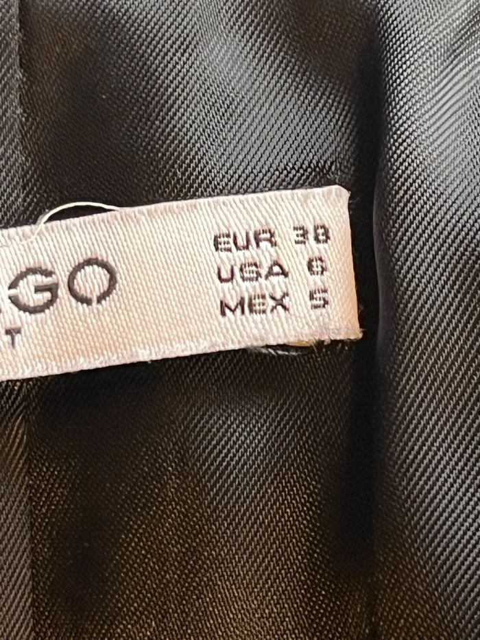 Veste blazer à carreaux Mango M - photo numéro 5