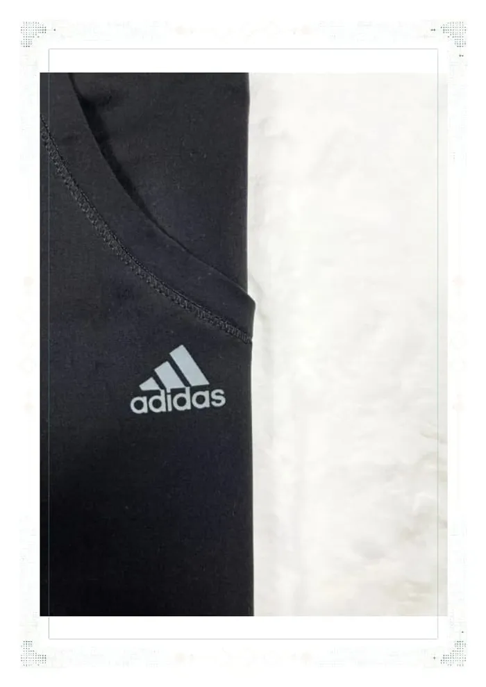 Adidas pantalon de sport noir femme taille L climacool coupe droite - photo numéro 5