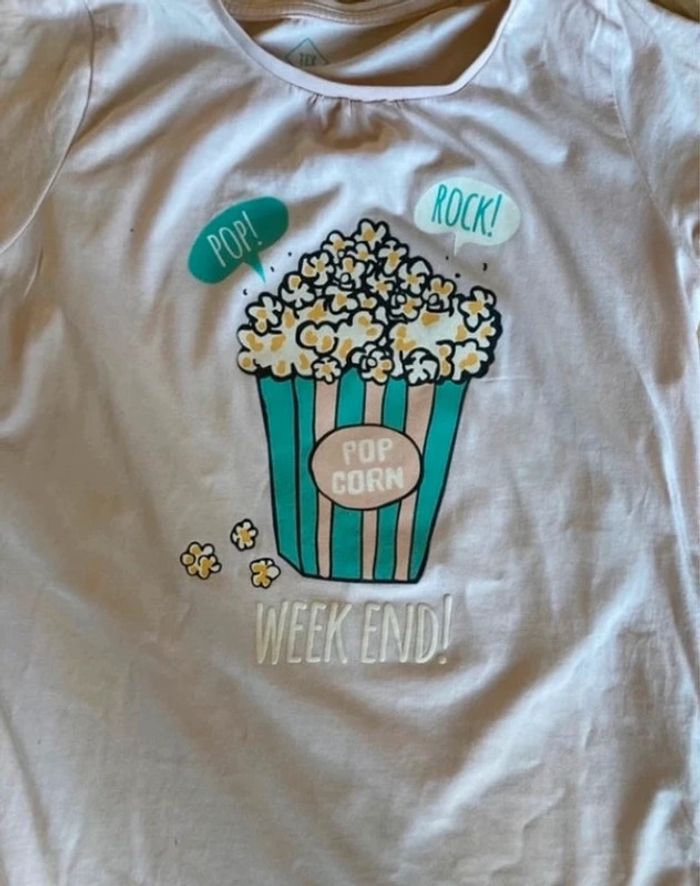 Pyjama short tex 11-12 ans - photo numéro 2