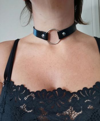 A28 Collier ras de cou sexy gothic punk réglable