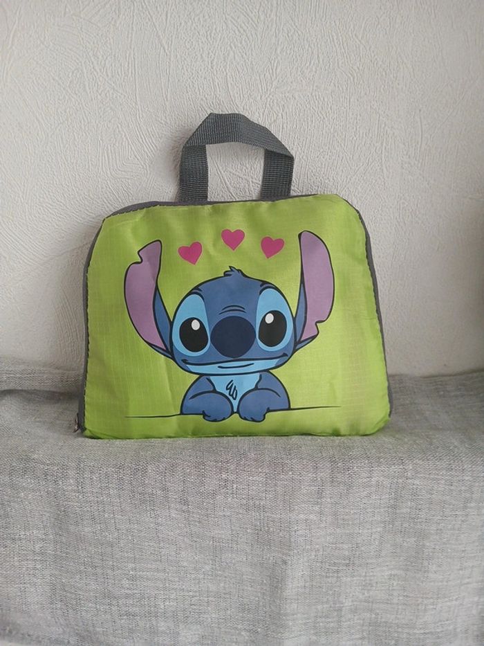 Sac à dos fin pliable Stitch - photo numéro 5