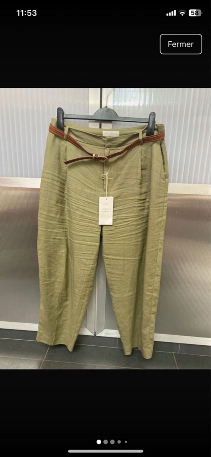 Pantalon lin - photo numéro 3