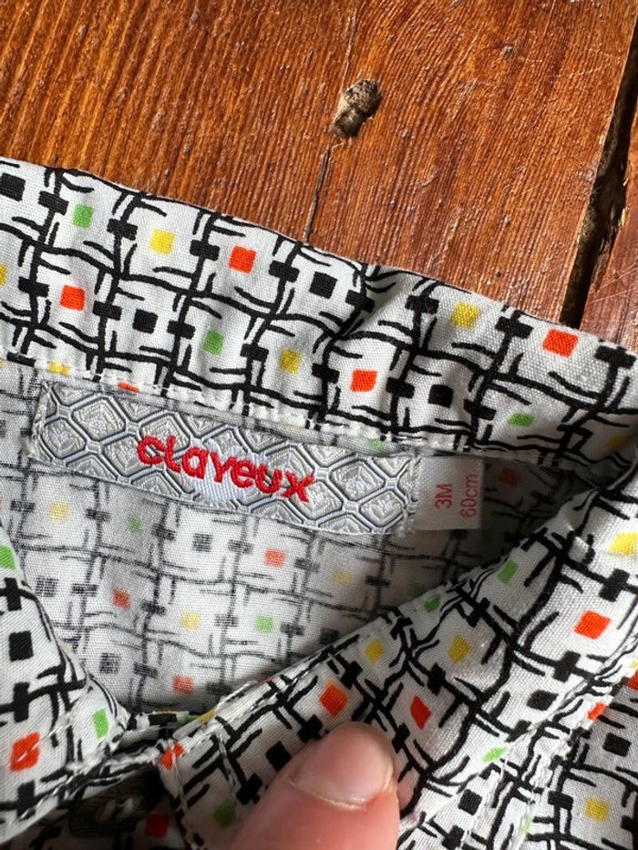 Chemise manches courtes Clayeux 3 mois - photo numéro 2