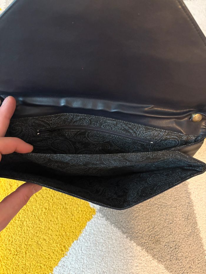 Sac à bandoulière en cuir synthétique vintage - photo numéro 5