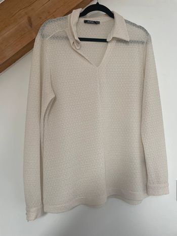 Haut blanc cassé