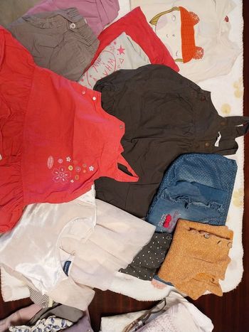 Lot habits fille printemps/ été 18 mois