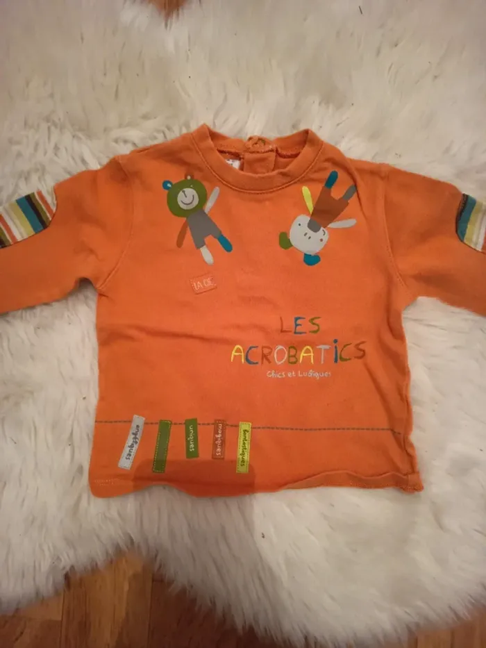 Tee shirt manche longue 9 mois