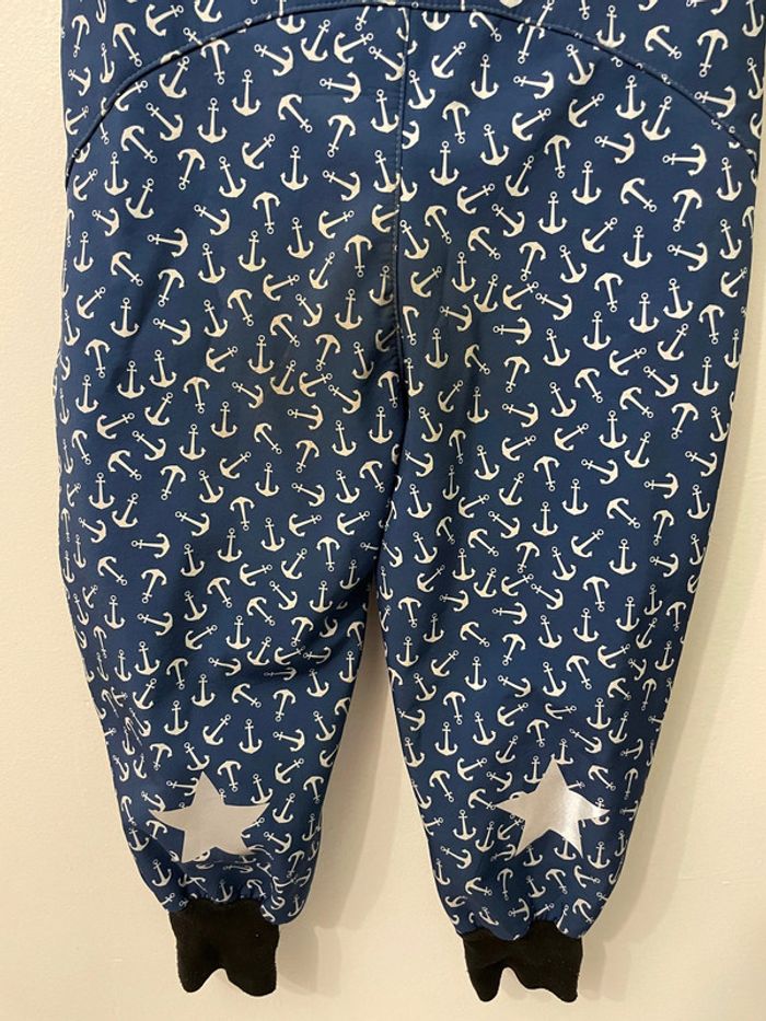 Combinaison de pluie IELM 104cm (3-4 ans) bleu ancres - photo numéro 5
