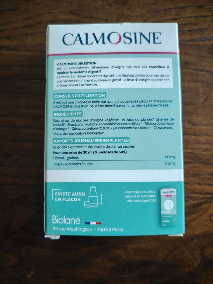 Calmosine digestion - photo numéro 2