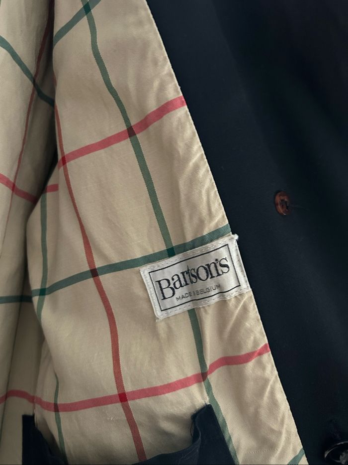 Trench / Caban noir uni Homme Bartson’s Taille L - photo numéro 10