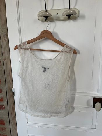 Top en dentelle, mango, taille M