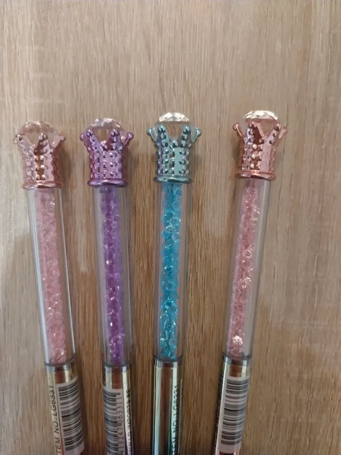 Lots stylos fantaisie couronne princesse - photo numéro 2