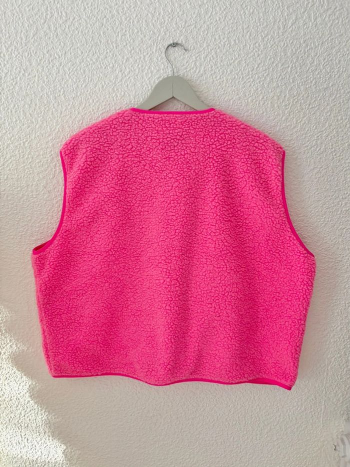 Veste sans manches American Vintage Hoktown fuschia / taille M/L - photo numéro 2