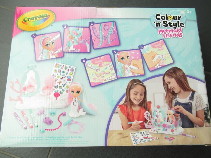 Jeu créatif Crayola Colour'n'Style Salon de Beauté / coiffure Sirènes Maya neuf - photo numéro 2