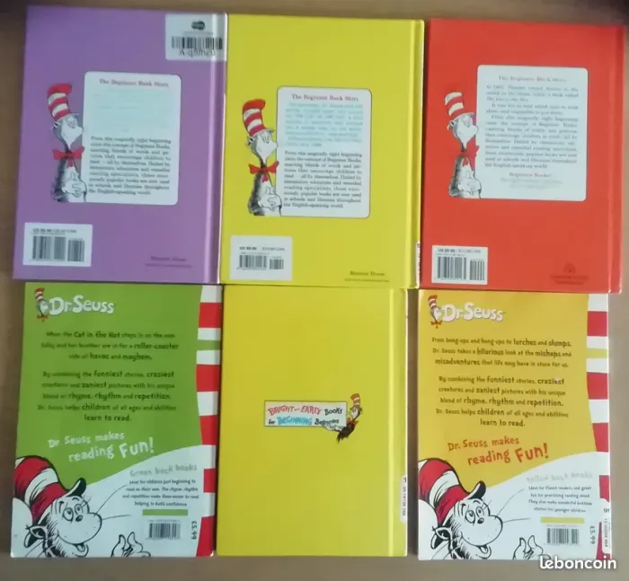 Super lot 9 livres anglais Dr SEUSS TBE - photo numéro 2