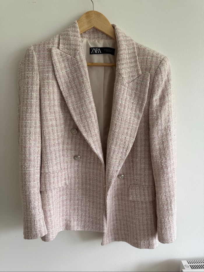 Blazer rose Zara taille 38 M