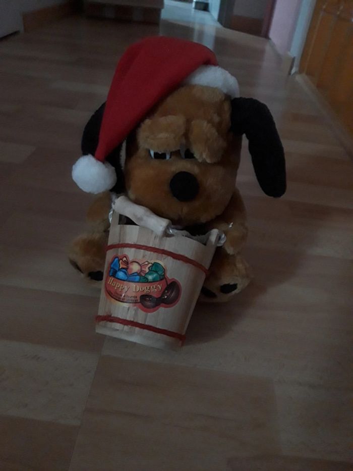 Peluche chien à garnir