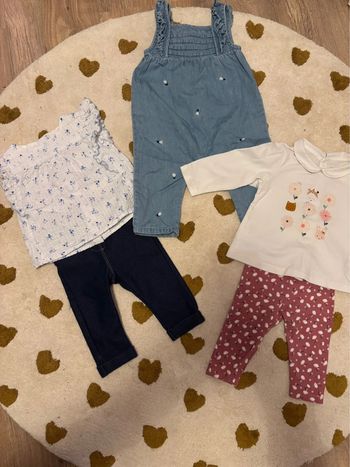 Lot vêtements mi saison 3 mois fille