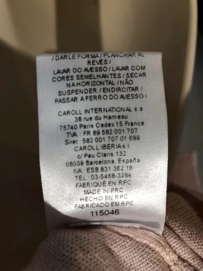 Caroll taille 36 Pull Rose - photo numéro 4