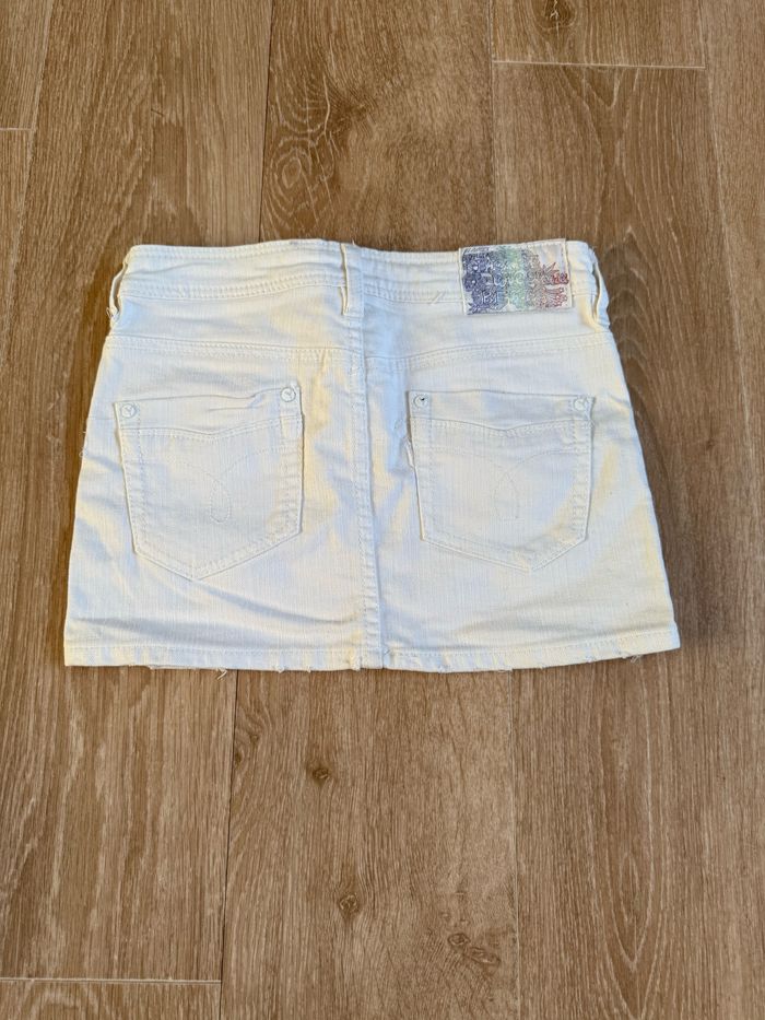 🎀 Jupe courte blanche 9-10 ans H&M - photo numéro 2