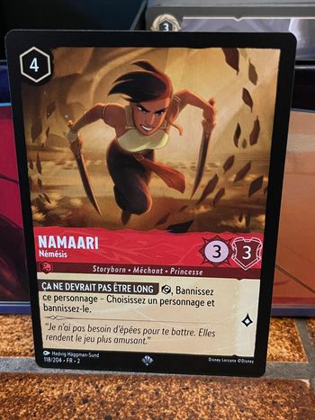 Carte Lorcana - Namaari : Némésis - 118/204 - FR - 2