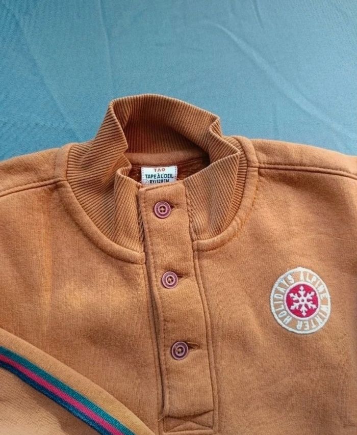 Sweat col montant camel - photo numéro 4