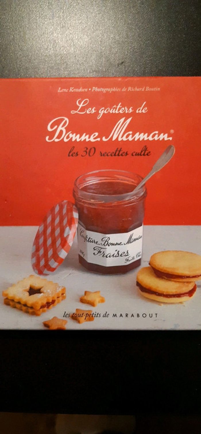Livre recettes goûter bonne maman