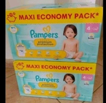 180 couches pampers prenium protection taille 4