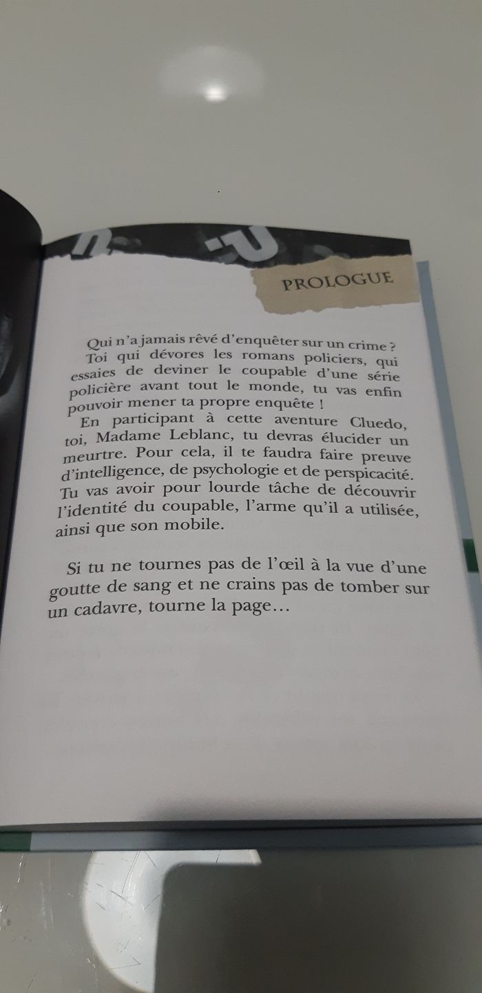 Livre Cluedo Madame Leblanc - photo numéro 8