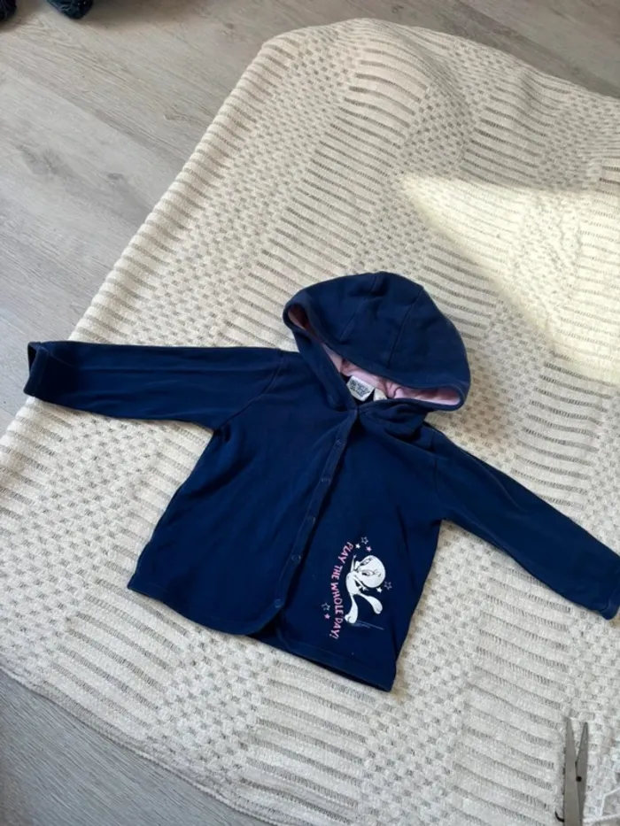 Gilet fille Titi en coton 12 mois - photo numéro 4