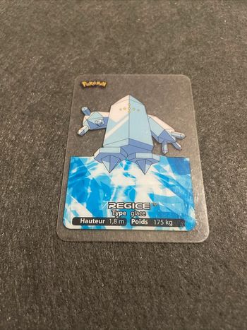 Carte Pokémon Lamincards Regice 142 Français 2006